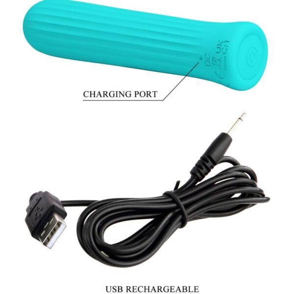 Pretty Love Blanche — Bullet Vibrator, Rechargeable, Blue — Bullet Vibrators — view 4