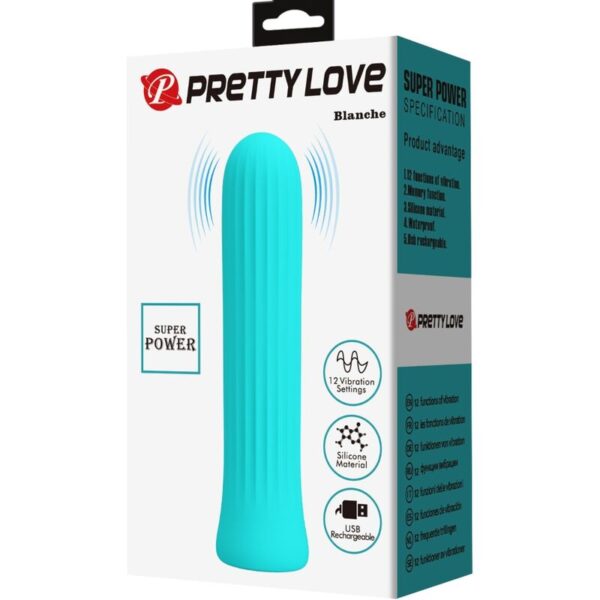 Pretty Love Blanche — Bullet Vibrator, Rechargeable, Blue — Bullet Vibrators — view 5