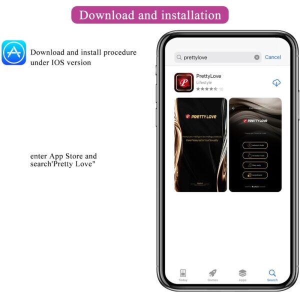 Pretty Love Catalina — Vibrating Egg, App-Controlled, Pink — App-Controlled Sex Toys — view 6