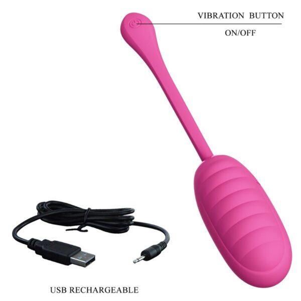 Pretty Love Catalina — Vibrating Egg, App-Controlled, Pink — App-Controlled Sex Toys — view 8
