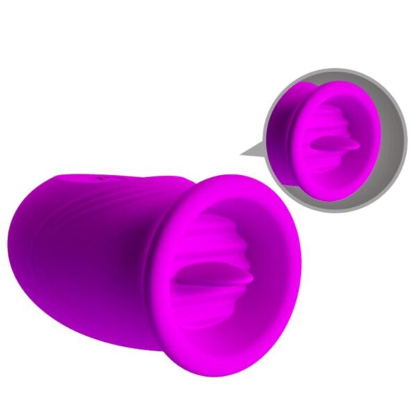Pretty Love Daisy Dual — Vibrating Egg, Silicone, Purple — Clitoral Stimulators — view 5