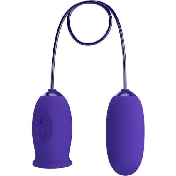 Pretty Love Daisy Youth — Vibrating Egg, Silicone, Violet — Clitoral Stimulators — view 3
