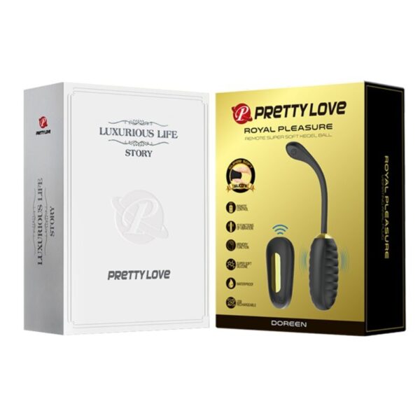 Pretty Love Doreen — Vibrating Egg, Waterproof, Black — Clitoral Stimulators — view 12