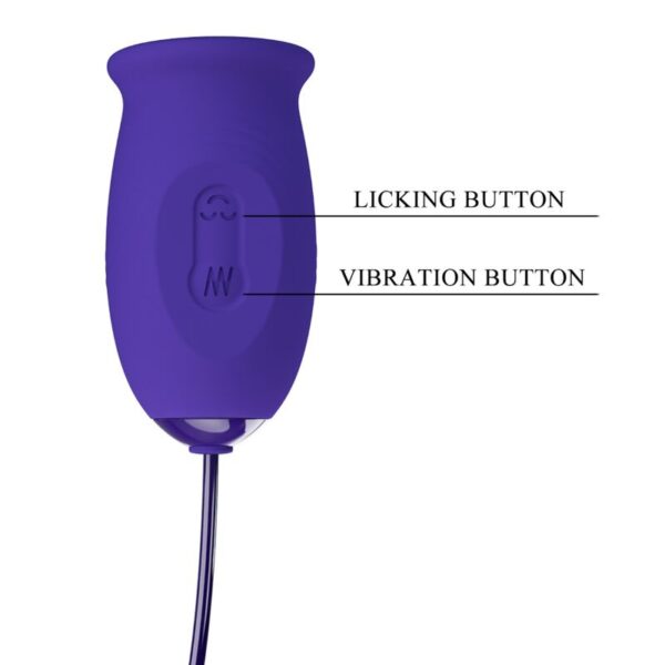 Pretty Love Daisy Youth — Vibrating Egg, Silicone, Violet — Clitoral Stimulators — view 5