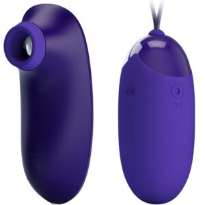 Pretty Love — Vibrating Egg, Rechargeable, Purple — Clitoral Stimulators — view 2