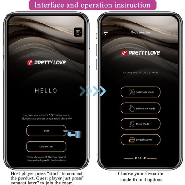 Pretty Love Doreen — Vibrating Egg, Rechargeable, Magenta — App-Controlled Sex Toys — view 8