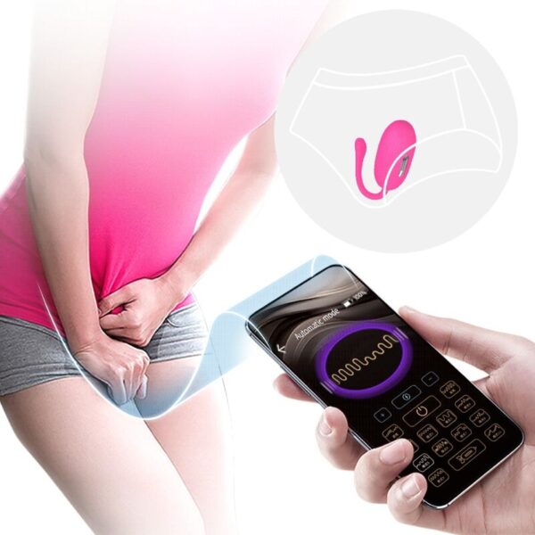 Pretty Love Doreen — Vibrating Egg, Rechargeable, Magenta — App-Controlled Sex Toys — view 6