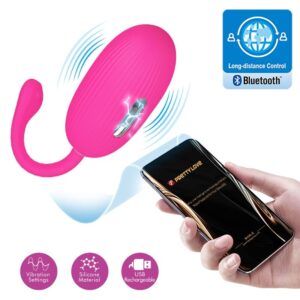 Pretty Love Doreen — Vibrating Egg, Rechargeable, Magenta — App-Controlled Sex Toys