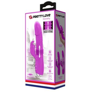 Pretty Love Dorothy — Thrusting Vibrator, Rechargeable, Purple — Rabbit Vibrators — view 2