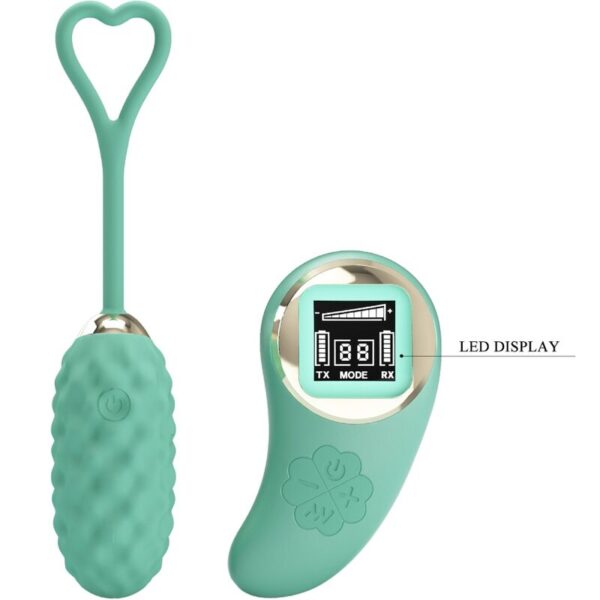 Pretty Love Vivian — Vibrating Egg, Rechargeable, Green — Clitoral Stimulators — view 3
