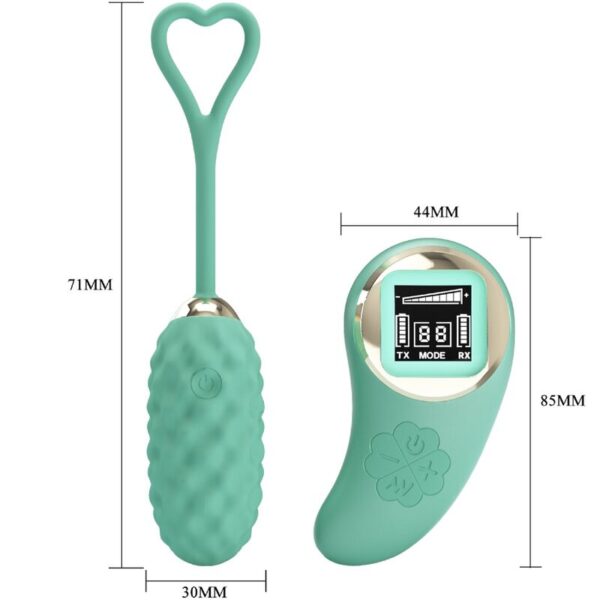 Pretty Love Vivian — Vibrating Egg, Rechargeable, Green — Clitoral Stimulators — view 5