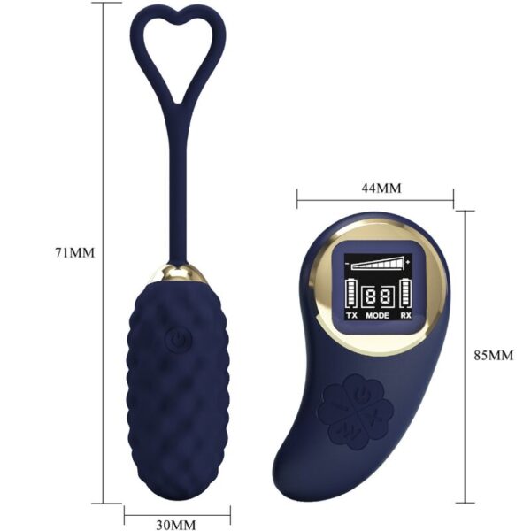 Pretty Love Vivian — Vibrating Egg, Rechargeable, Blue — Clitoral Stimulators — view 6