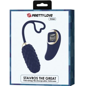 Pretty Love Vivian — Vibrating Egg, Rechargeable, Blue — Clitoral Stimulators — view 3