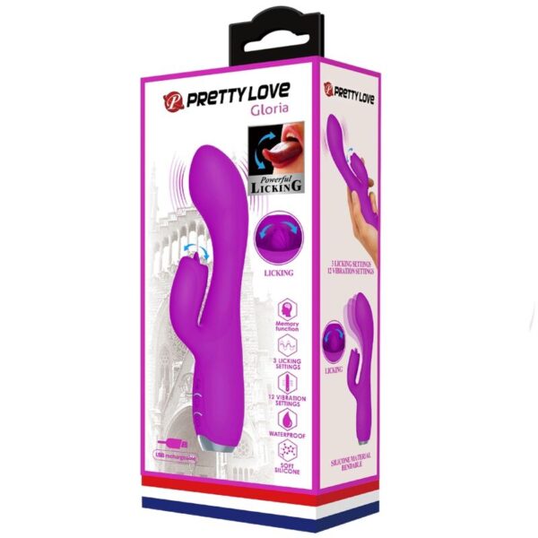 Pretty Love Gloria — Rabbit Vibrator, Rechargeable, Violet — Rabbit Vibrators — view 11