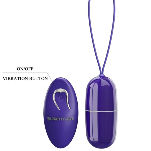 Pretty Love Arvin Youth — Vibrating Egg, Remote Control, Violet — Remote Control Vibrators — view 5