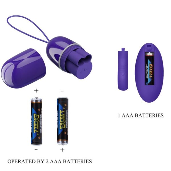 Pretty Love Arvin Youth — Vibrating Egg, Remote Control, Violet — Remote Control Vibrators — view 3