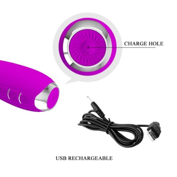 Pretty Love Hector — G-Spot Vibrator, Rechargeable, Purple — G-Spot Vibrators — view 6