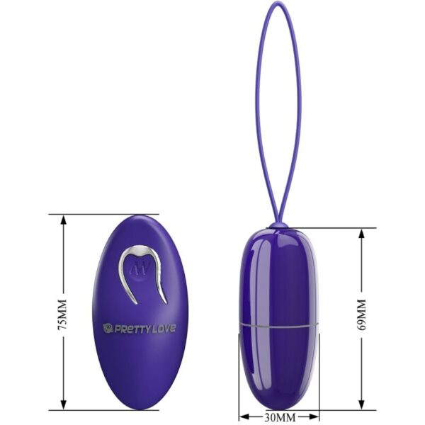 Pretty Love Selkie Youth — Vibrating Egg, Remote Control, Violet — Clitoral Stimulators — view 7