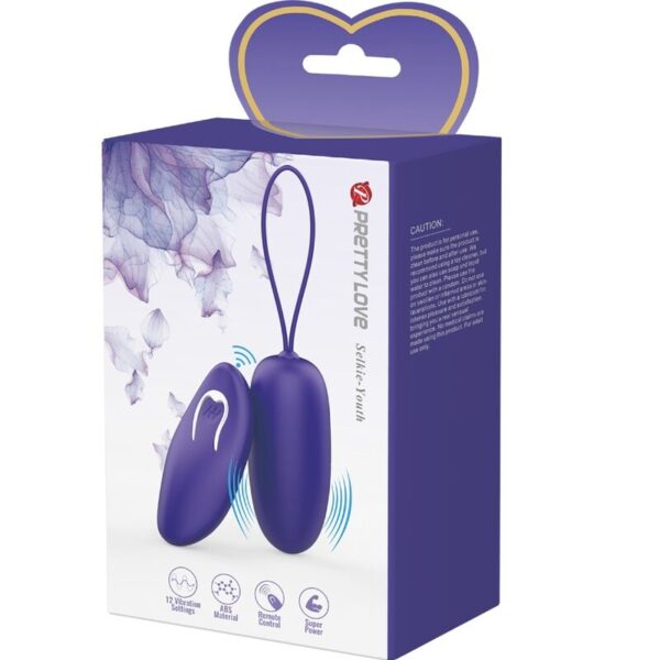 Pretty Love Selkie Youth — Vibrating Egg, Remote Control, Violet — Clitoral Stimulators — view 8