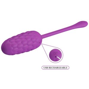 Pretty Love — Vibrating Egg, Silicone, Purple — Clitoral Stimulators — view 4