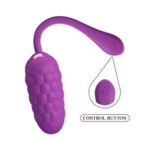 Pretty Love — Vibrating Egg, Silicone, Purple — Clitoral Stimulators — view 3