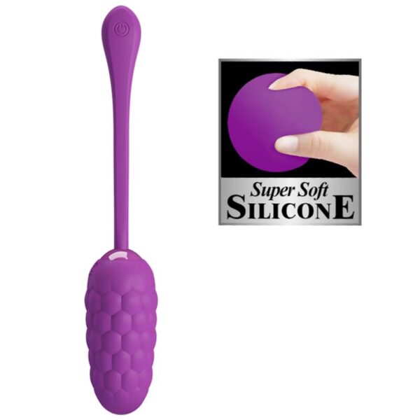 Pretty Love — Vibrating Egg, Silicone, Purple — Clitoral Stimulators — view 6