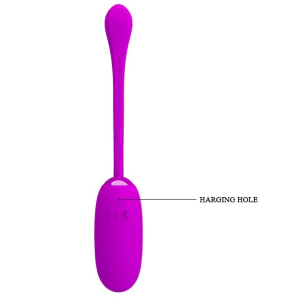 Pretty Love Julius — Vibrating Egg, Silicone, Purple — Clitoral Stimulators — view 7