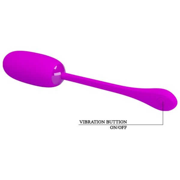 Pretty Love Julius — Vibrating Egg, Silicone, Purple — Clitoral Stimulators — view 8