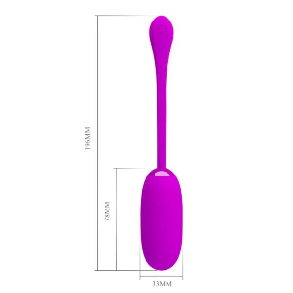 Pretty Love Julius — Vibrating Egg, Silicone, Purple — Clitoral Stimulators — view 2