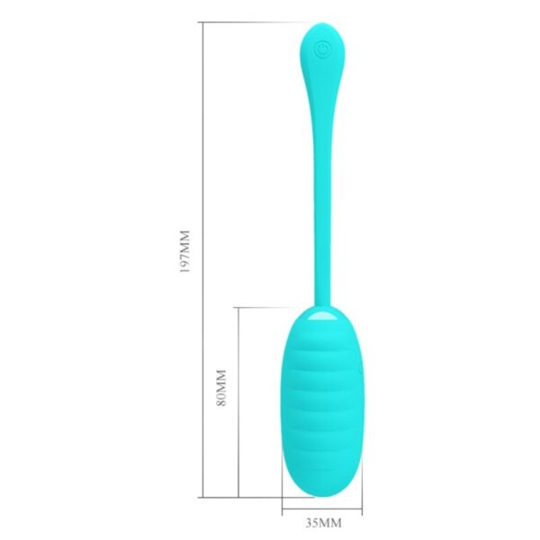 Pretty Love Kirk — Vibrating Egg, Silicone, Light Green — Vibrating Eggs — view 8