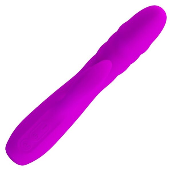 Pretty Love Melanie — Thrusting Vibrator, Rechargeable, Purple — Rabbit Vibrators — view 5