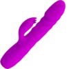 Pretty Love Melanie — Thrusting Vibrator, Rechargeable, Purple — Rabbit Vibrators