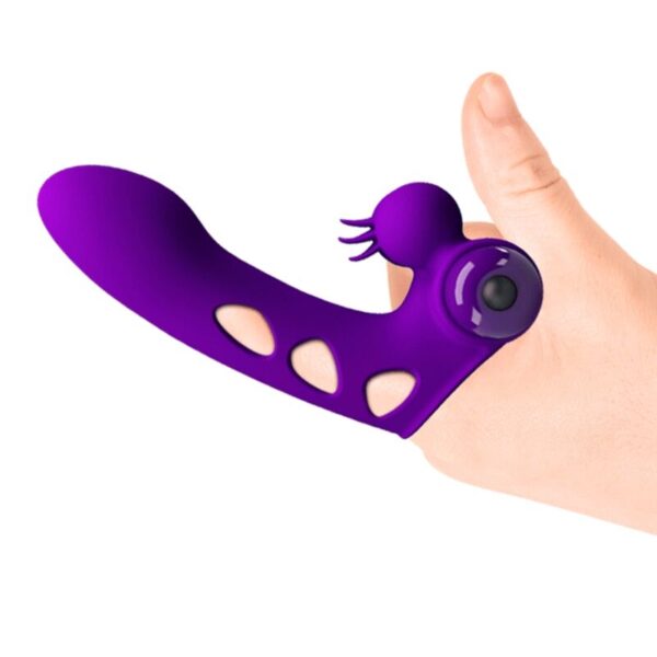 Pretty Love Orlando — Finger Vibrator, Silicone, Purple — Clitoral Stimulators — view 4