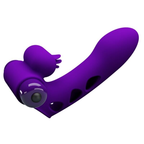 Pretty Love Orlando — Finger Vibrator, Silicone, Purple — Clitoral Stimulators — view 9