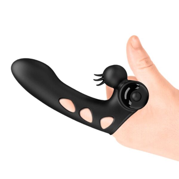 Pretty Love Orlando — Finger Vibrator, Silicone, Black — Clitoral Stimulators — view 7