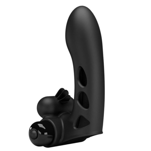 Pretty Love Orlando — Finger Vibrator, Silicone, Black — Clitoral Stimulators — view 3