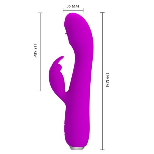 Pretty Love Rachel — Rabbit Vibrator, Rechargeable, Purple — Rabbit Vibrators — view 3