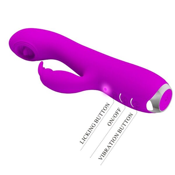 Pretty Love Rachel — Rabbit Vibrator, Rechargeable, Purple — Rabbit Vibrators — view 2
