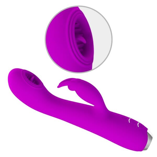 Pretty Love Rachel — Rabbit Vibrator, Rechargeable, Purple — Rabbit Vibrators — view 9