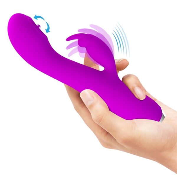 Pretty Love Rachel — Rabbit Vibrator, Rechargeable, Purple — Rabbit Vibrators — view 5