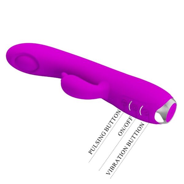 Pretty Love Regina — Rabbit Vibrator, Rechargeable, Purple — Rabbit Vibrators — view 12