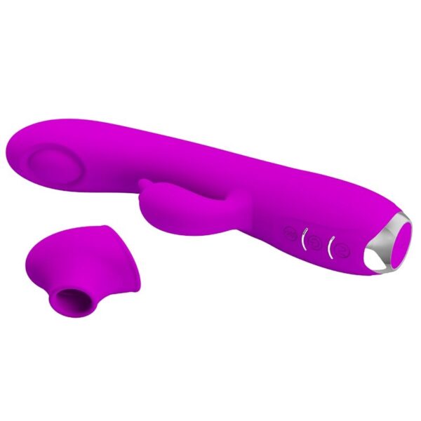 Pretty Love Regina — Rabbit Vibrator, Rechargeable, Purple — Rabbit Vibrators — view 7