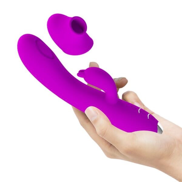 Pretty Love Regina — Rabbit Vibrator, Rechargeable, Purple — Rabbit Vibrators — view 6