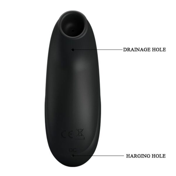 Pretty Love — Clit Sucker, Rechargeable, Black — Clitoral Stimulators — view 6