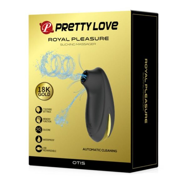 Pretty Love — Clit Sucker, Rechargeable, Black — Clitoral Stimulators — view 5
