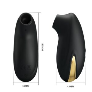 Pretty Love — Clit Sucker, Rechargeable, Black — Clitoral Stimulators — view 4