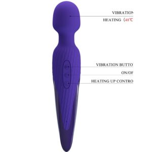 Pretty Love Antony Youth — Wand Massager, Heated, Violet — Handheld Massagers — view 4