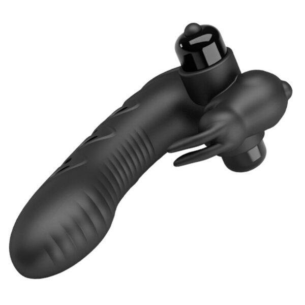 Pretty Love Vance — Finger Vibrator, Silicone, Black — Clitoral Stimulators — view 9