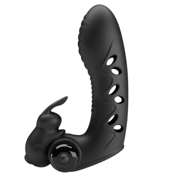 Pretty Love Vance — Finger Vibrator, Silicone, Black — Clitoral Stimulators