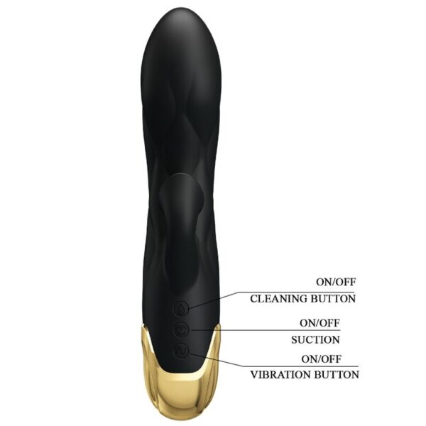 Pretty Love — Rabbit Vibrator, Rechargeable, Black — Rabbit Vibrators — view 4